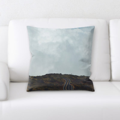 Microsuede Reversible Throw Pillow
