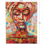 Femme encadrée sur toile