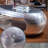 Vintage Industrial Style Metal Oval Coffee Table Single Coffee Table