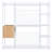 Open-Style Wardrobe With Hanging Rails, Shelves And Drawers-106498481