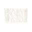 Cast Entwined Rectangular Wall Root, Faux Bleached