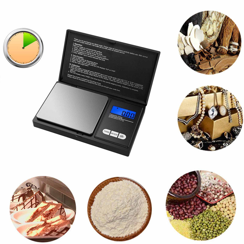 a scale Mini 200g/0.01g High Precision Digital Electronic  For Jewelry Reloading Kitchen