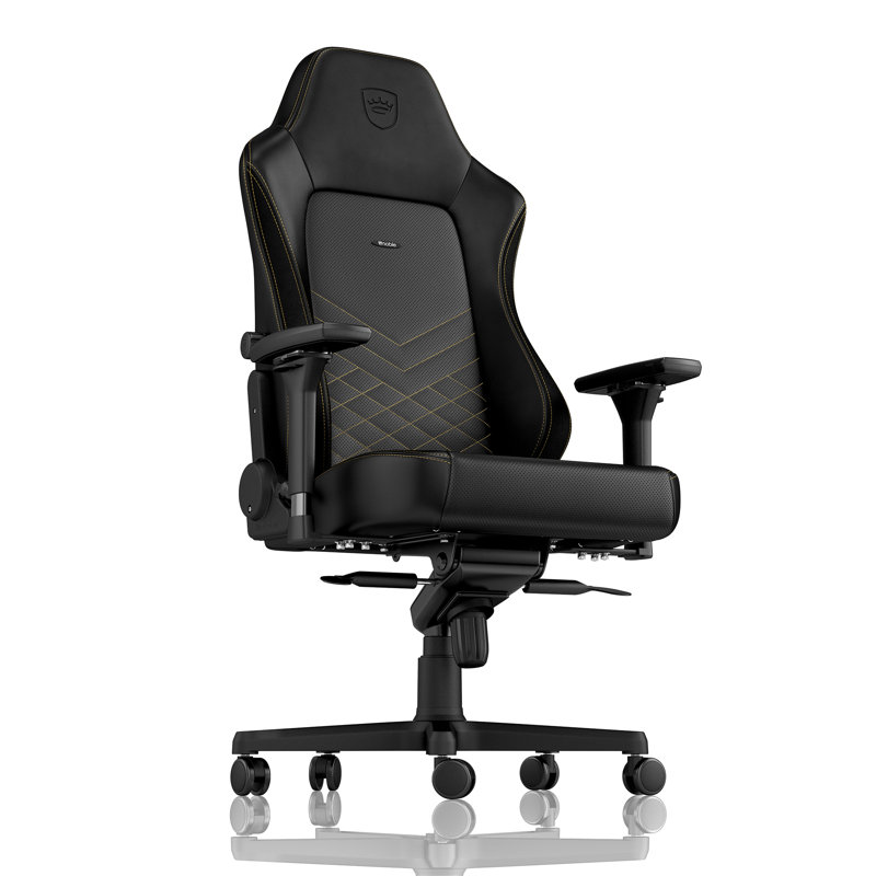 Noblechairs Adjustable Reclining Ergonomic Swiveling PC & Racing Game Chair in Black