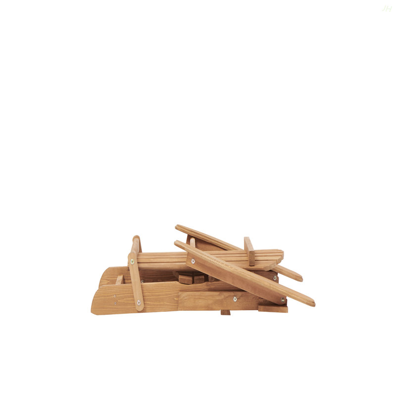 Ensemble de 2 chaises de patio pliantes en bois Adirondack pour le jardin, le jardin, la pelouse, la cour, la terrasse, le bord de la piscine, le foyer d'extérieur