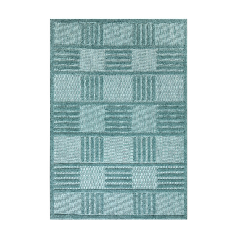 Konvalinka Plaid Area Rug, Rectangle 60 x 110cm
