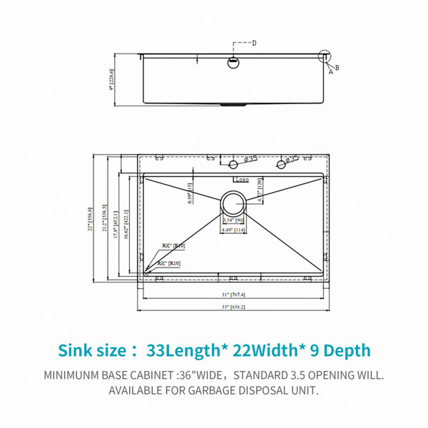 Dimensions du produit