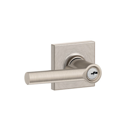 Broadway Keyed Entry Lever with Collins Trim