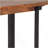 Outdoor Carlisle Benches, Black + Country Brown