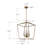 Diran 4-Light Square Lantern Pendant Light-510372378