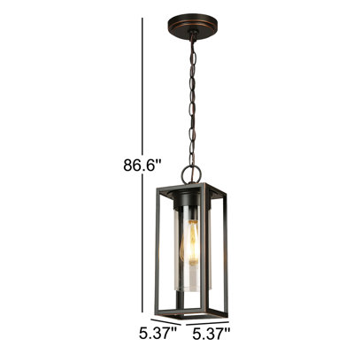 Damarcus Outdoor Hanging Lantern