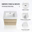 Meuble-lavabo flottant épais de 24 po (RTA)-415460767-415460769