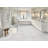 Segment Blanc 24 in. x 24 in. Polished Porcelain Floor and Wall Tile