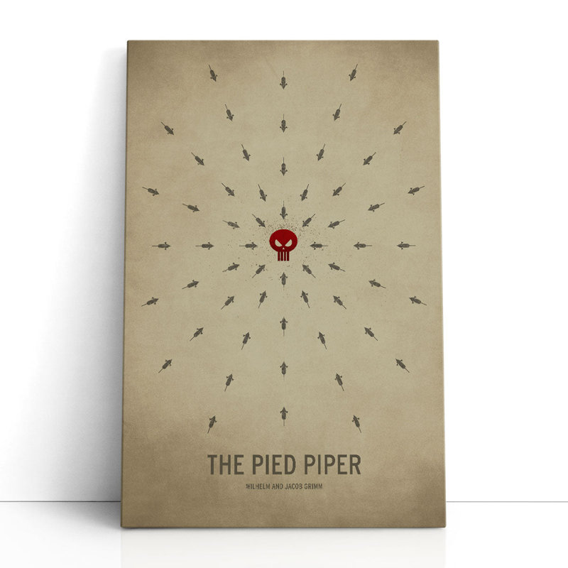 Pied Piper - reproduction d'art sur toile, H 30 po x l 20 po