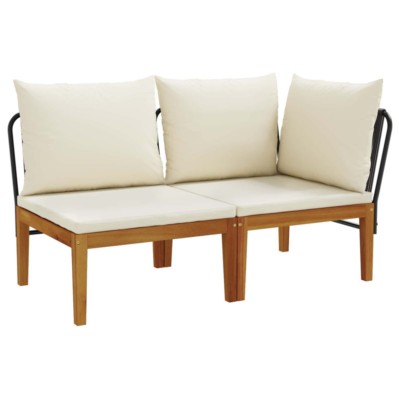 70 cm W Patio Sofa with Cushions