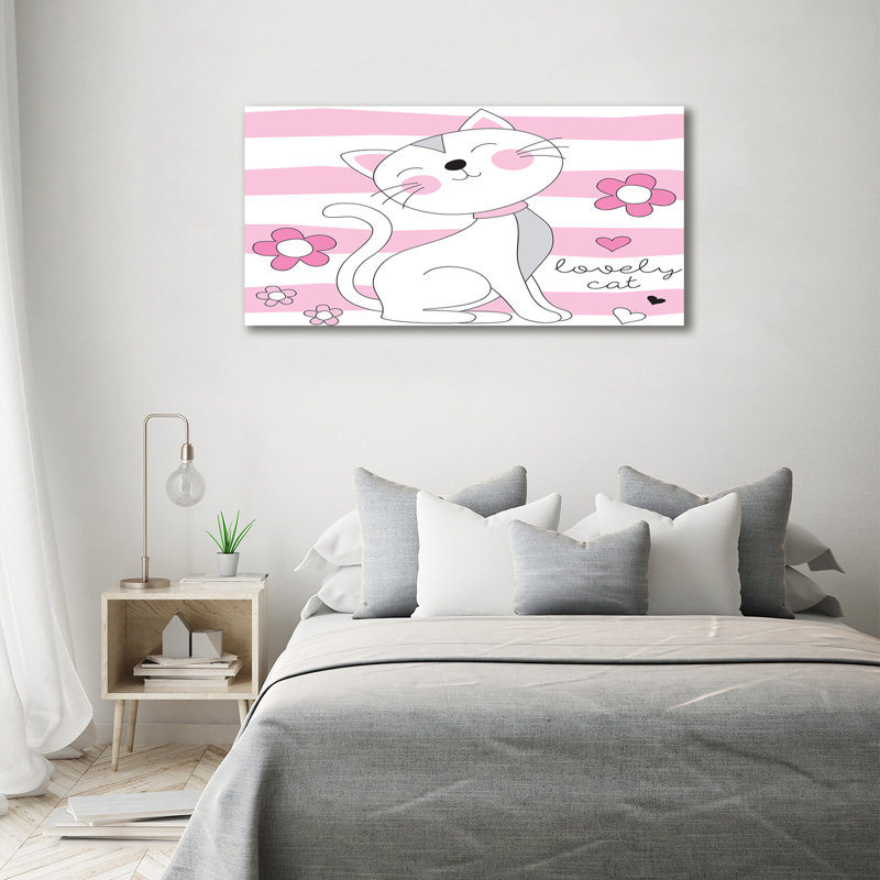 White Cat - Wrapped Canvas Print