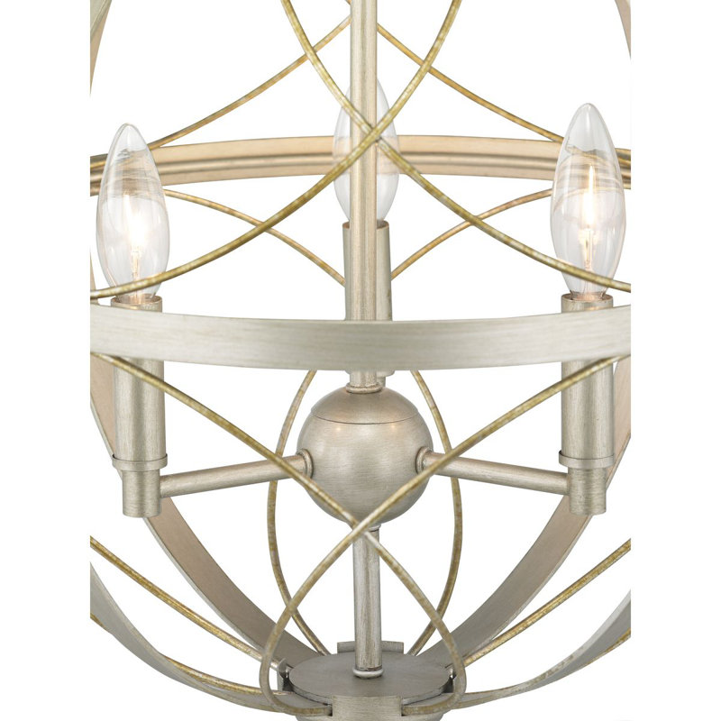 Brandywine 16" Silver Ridge and Bronze LED Pendant Light
