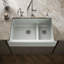 Whitehaven® 36" L x 22" W Double Basin Farmhouse Kitchen Sink-10397026