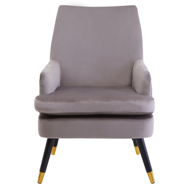 Velvet Club Chair, Mink