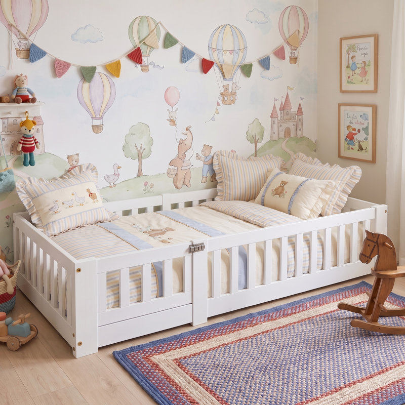 Single (3') Solid Wood Platform Bed