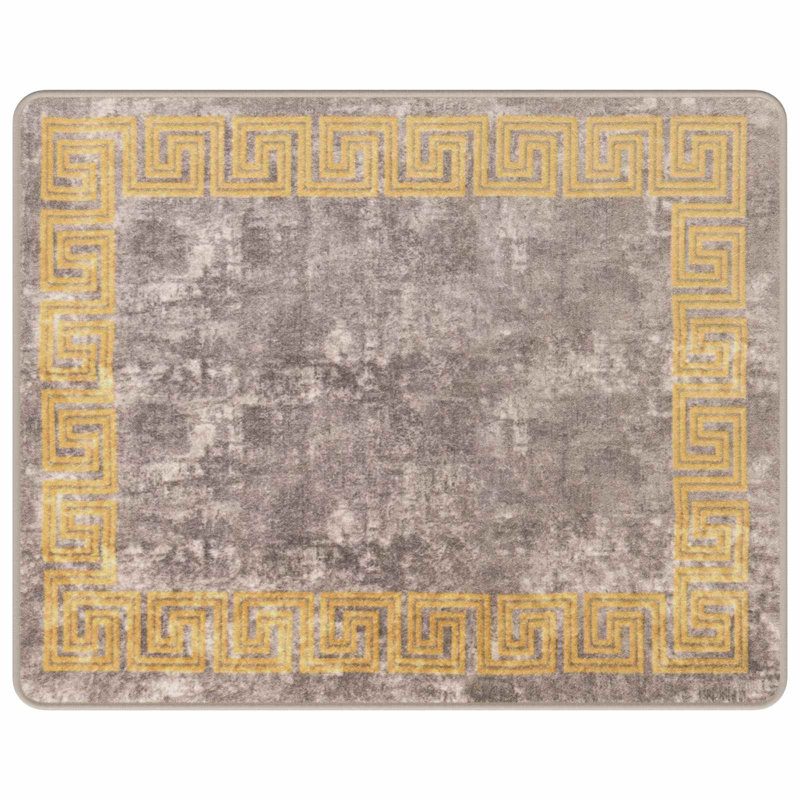 Area Rug, Grey, Rectangle 80cm x 100cm