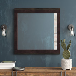 Pennard Solid And Engineered Wood Flat Wall Mirror