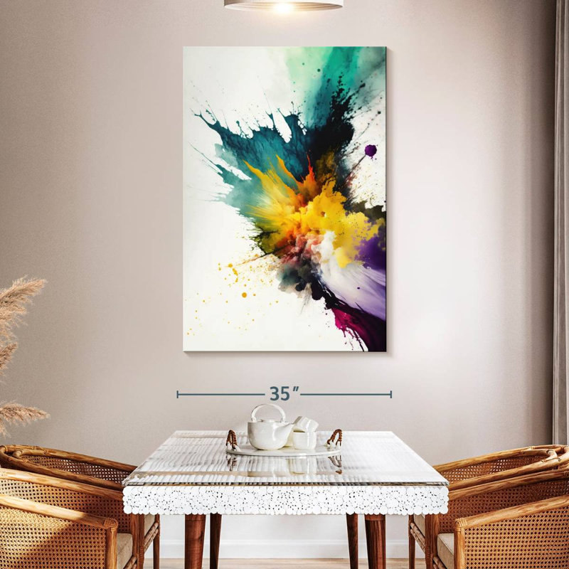 Avery Chromatic Chaos, 51" H x 34" W
