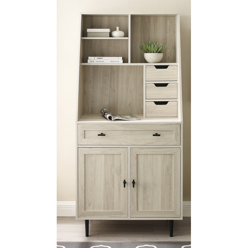 Armoire de rangement à 4 tiroirs Fairlin, Bouleau