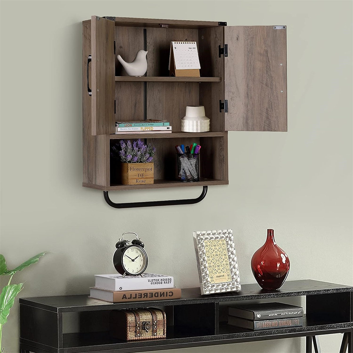 Loon Peak® Folami Wall Bathroom Cabinet | Wayfair