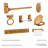 Bradford 4-Piece Bathroom Hardware Set