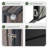 3' W x 3' D Metal Lean-To Storage Shed With 2 Adjustable Shelves