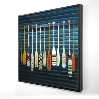 "Paddles" sur toile
