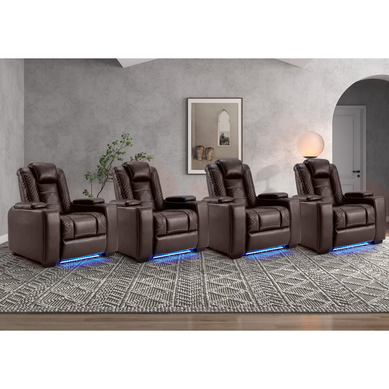 Fauteuil de cinéma maison Valdur, Brun