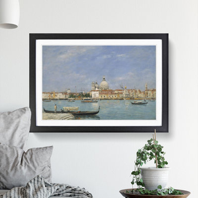 Venice Santa Maria Della Salute by Eugene Boudin - Picture Frame Painting