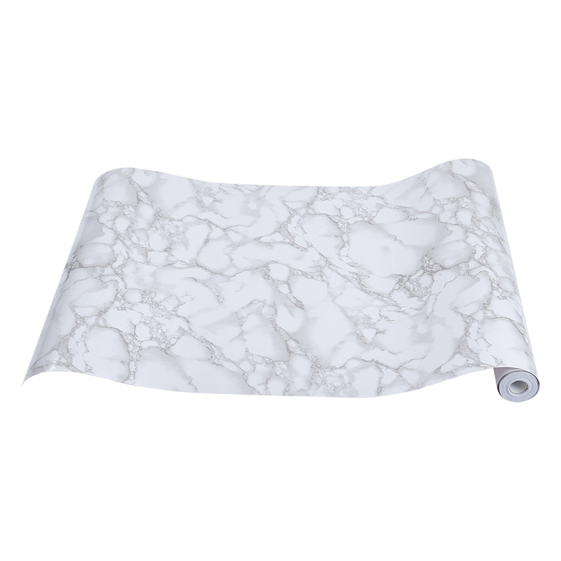 Self-Adhesive PVC Wallpaper with Marble Effect