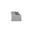 Haley Upholstered Chair and 1/2 with Pillow, Gray