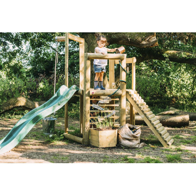 Plum Play Discovery Woodland Treehouse and Slide