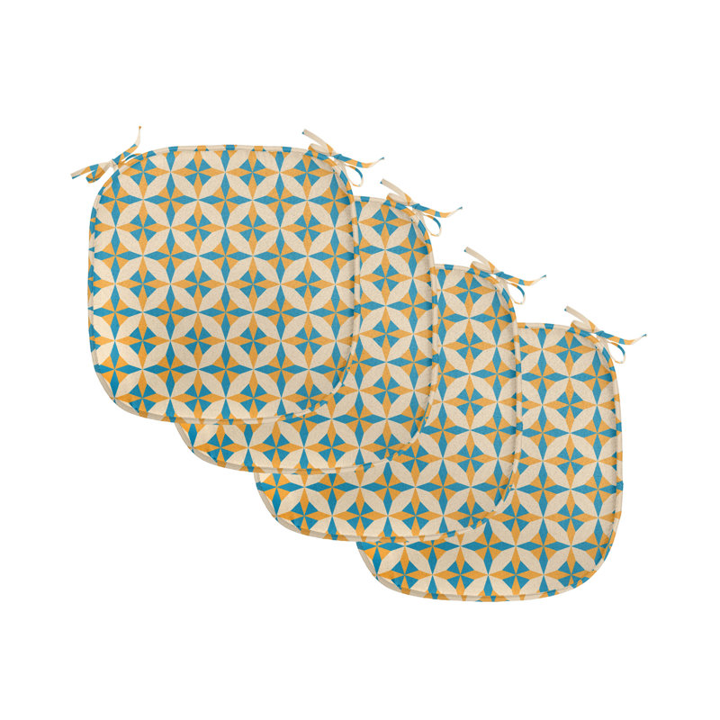 Coussin de siège Origami Illustration Retro