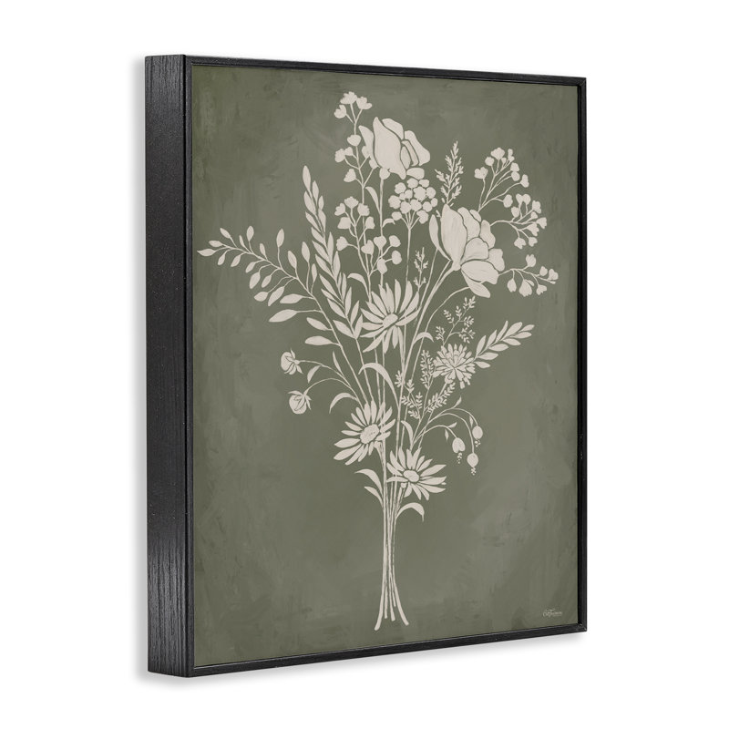 Impression de fleurs sauvages, estampe numérique, design par Cat Thurman Designs, H 14 po x l 11 po