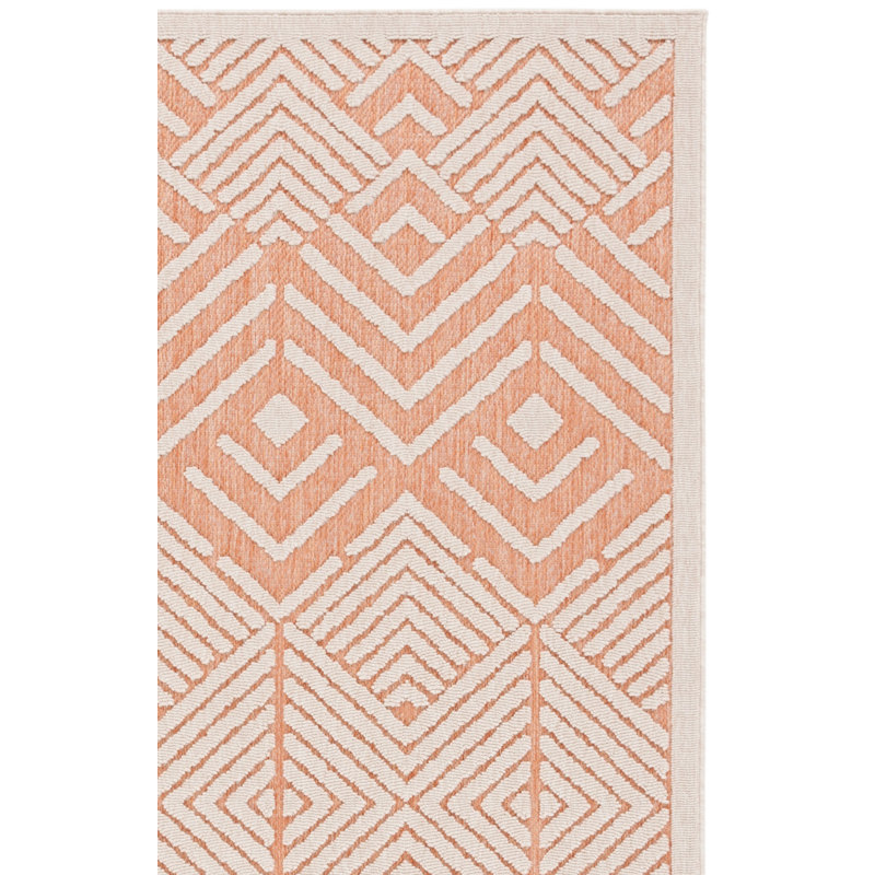 Milos Performance Geometric Indoor/Outdoor Area Rug, Rectangle 9' x 12'