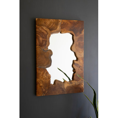 Miroir en bois