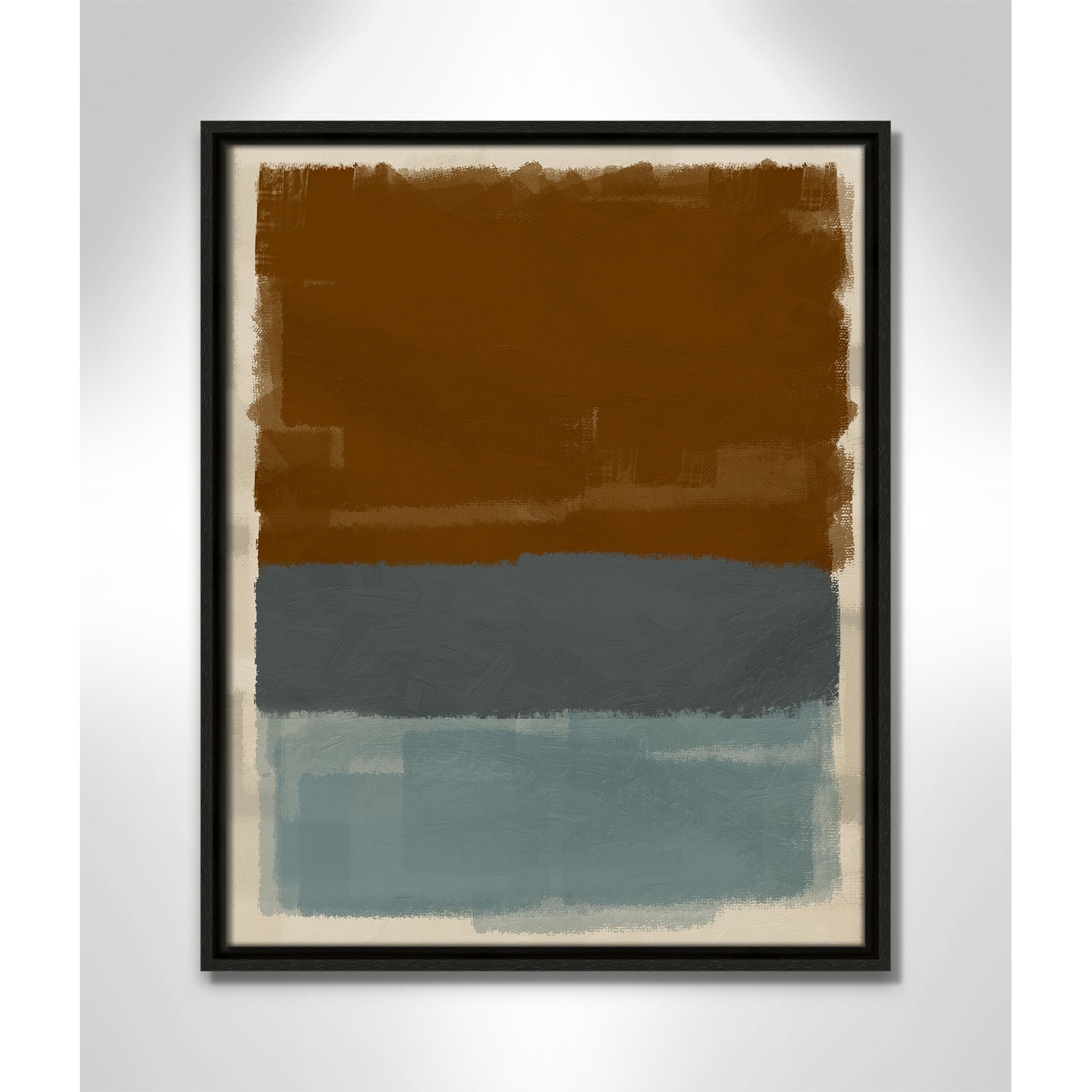 Turbulent Honesty Print by Marcus Prime, 17.5'' W x 21.5'' H, Espresso Floater