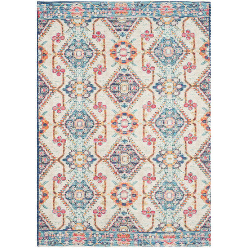 Joppatowne Hand Loomed Performance Geometric Rug, Rectangle 3' x 5'