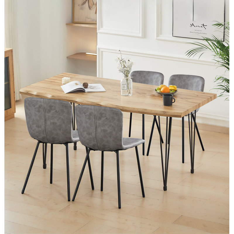 Mose 4 - Person Dining Set, 76cm H x 160cm L x 80cm W