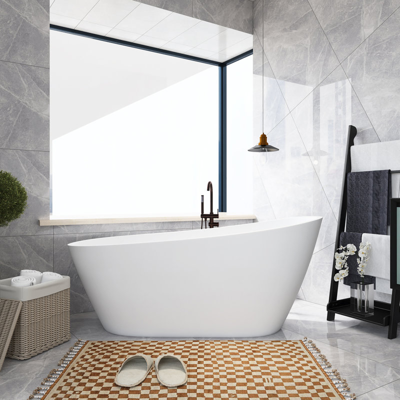 67'' x 31'' Soaking Acrylic Bathtub