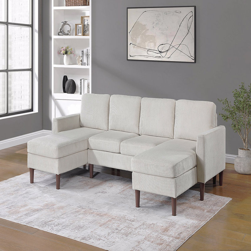 Ensemble de conversation modulaire 3 pièces Raf / Laf, Beige