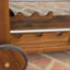 Chariot-bar extérieur Christopher Knight Home Tillary Chêne foncé / argent brossé | Chêne + argent | Bois