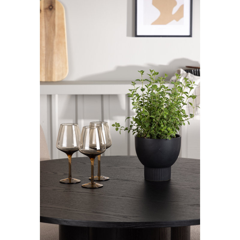 Hampston 4 - Person Dining Set, Black