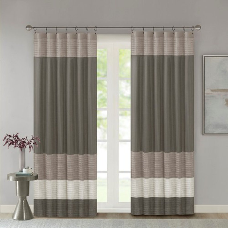 Panneau de rideau simple Pintuck