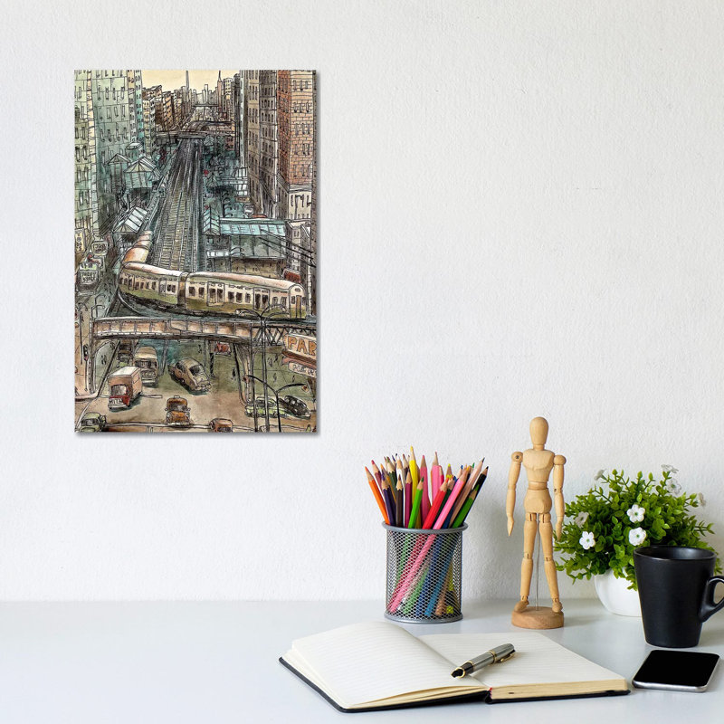Autour du coude, reproduction d'art sur toile tendue