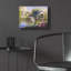 Art mural en verre épique 16 po x 12 po «pittoresque pont couvert» par Nicky Boehme